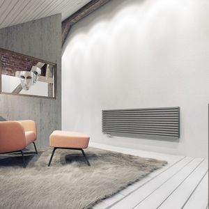 hot water radiator / metal / contemporary / wall-mounted