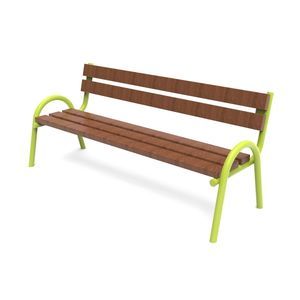 contemporary public bench