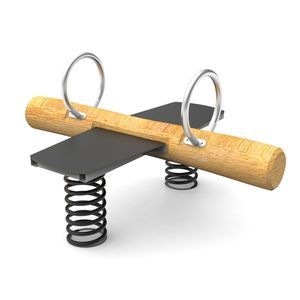 wooden spring rocker