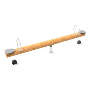 wooden seesaw