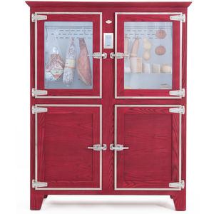 4-door refrigerator / double door / wooden