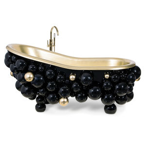 bathtub with legs / oval / brass