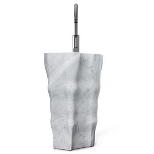 countertop washbasin / stone / contemporary