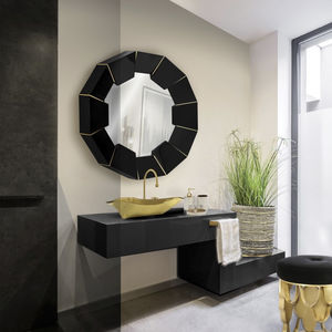 wall-mounted mirror