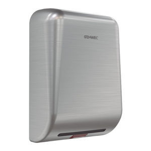 brushed stainless steel hand dryer