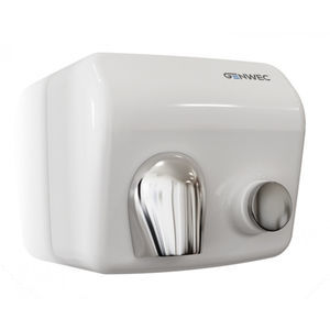 push-button hand dryer