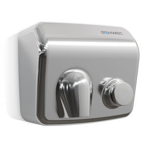 push-button hand dryer