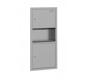 recessed paper towel dispenser