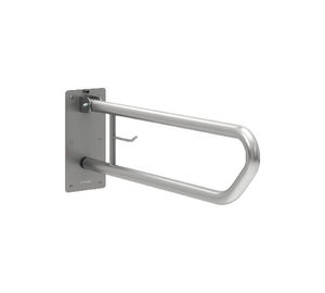 brushed stainless steel grab bar 1