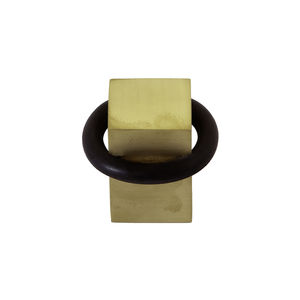 brushed brass door stop
