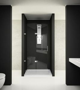 glass shower cubicle