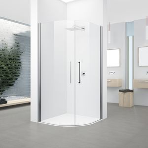 glass shower cubicle