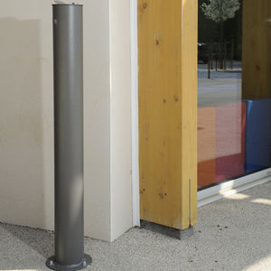 pedestal ashtray / steel / for outdoor use / for public spaces