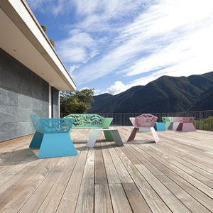 contemporary public bench