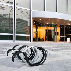floor-mounted bike rack