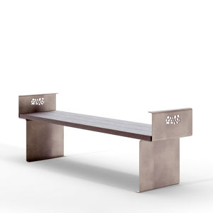 contemporary public bench