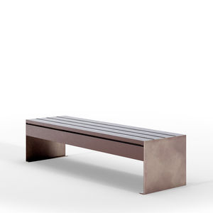 contemporary public bench