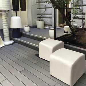 contemporary pouf