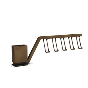 galvanized steel bike rack