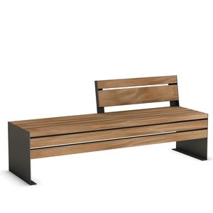contemporary public bench