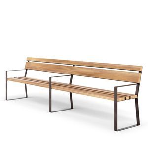 contemporary public bench