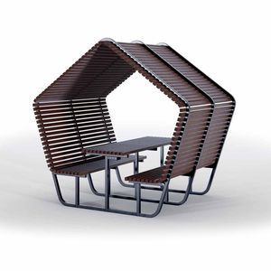 sheltered table
