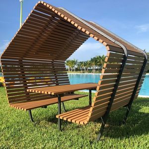 contemporary picnic table