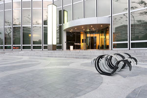 galvanized steel bike rack / for public spaces