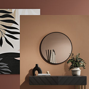 wall-mounted mirror