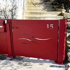 aluminum garden gate