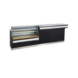 refrigerated display counter / custom / for restaurants