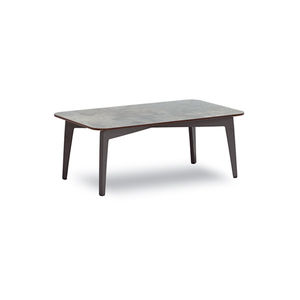 contemporary coffee table / metal / metal base / rectangular