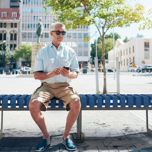 contemporary public bench