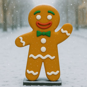 fiberglass Christmas sculpture 1
