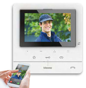 white video door intercom