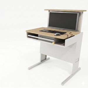 free-standing computer table 1
