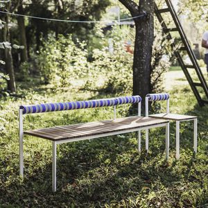 contemporary garden bench