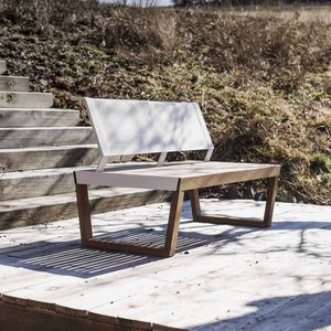 contemporary garden bench
