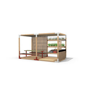 self-supporting pergola