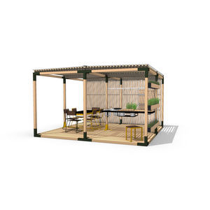 self-supporting pergola
