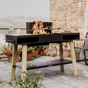 charcoal barbecue