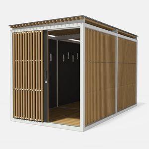 steel cycle shelter