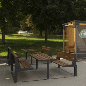 contemporary picnic table