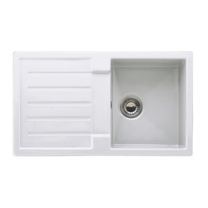 single-bowl kitchen sink
