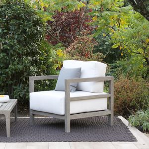 Contemporary armchair - SAONA - GreenDesign - Sunbrella® / Batyline ...