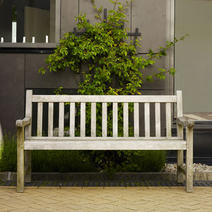 contemporary garden bench