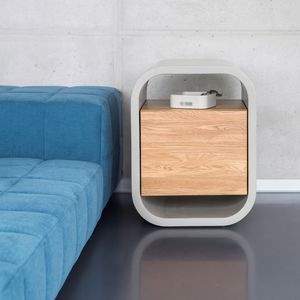 contemporary bedside table