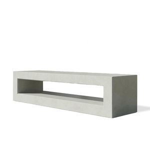 contemporary public bench