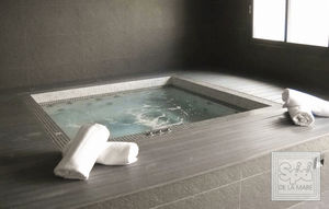 built-in hot tub