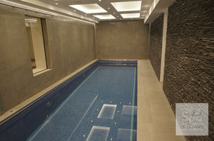 built-in swim spa